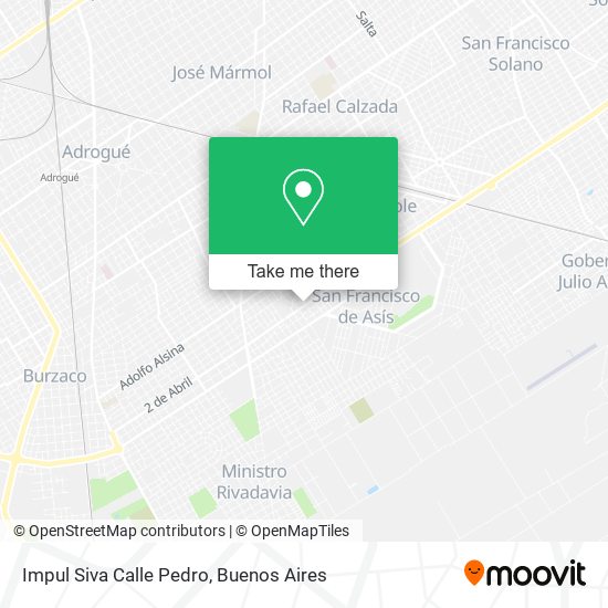 Impul Siva Calle Pedro map
