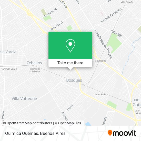 Química Quemas map