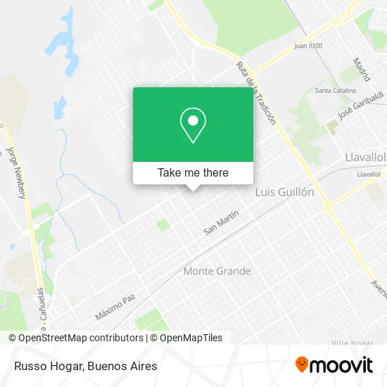 Russo Hogar map