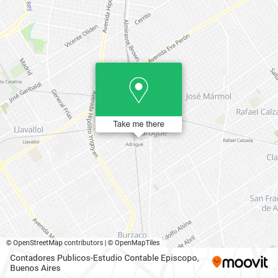 Contadores Publicos-Estudio Contable Episcopo map