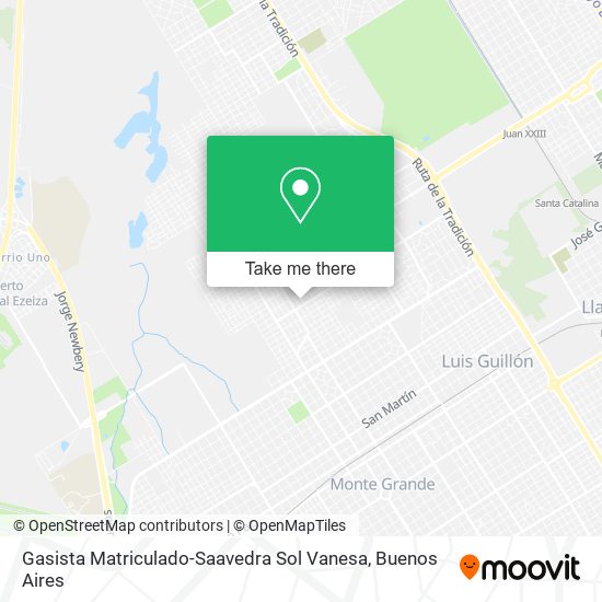 Gasista Matriculado-Saavedra Sol Vanesa map