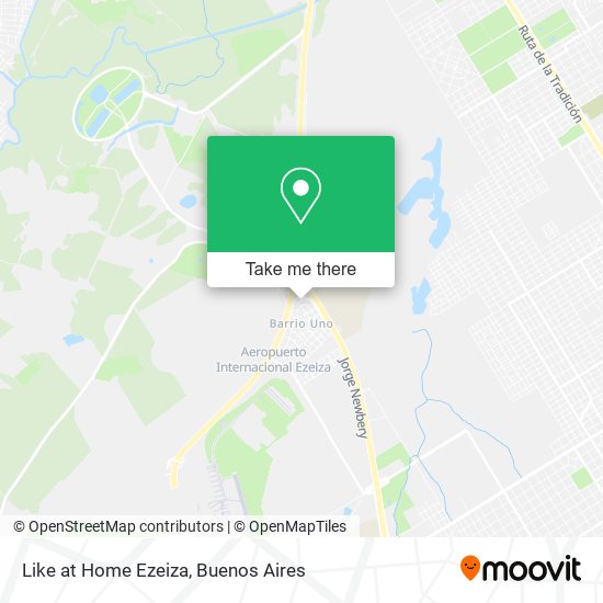 Mapa de Like at Home Ezeiza
