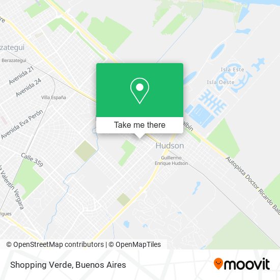 Shopping Verde map