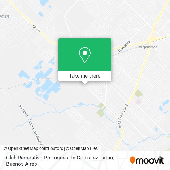 Club Recreativo Portugués de González Catán map