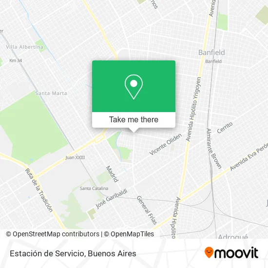Mapa de Estación de Servicio
