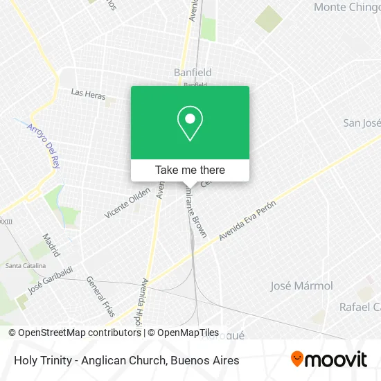 Holy Trinity - Anglican Church map