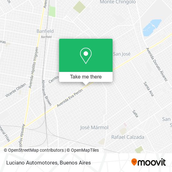 Mapa de Luciano Automotores