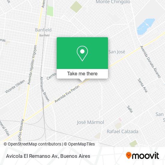 Avícola El Remanso Av. map