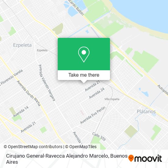 Mapa de Cirujano General-Ravecca Alejandro Marcelo