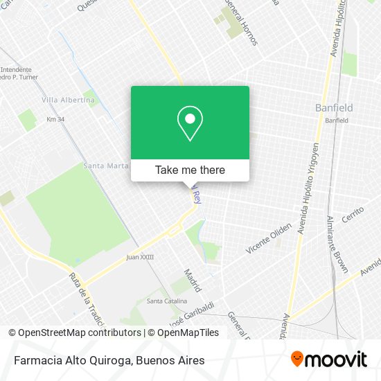 Farmacia Alto Quiroga map