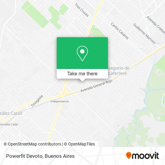 Powerfit Devoto map