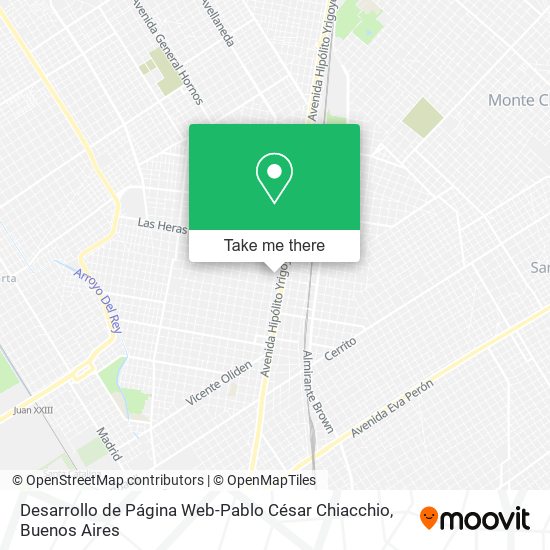 Mapa de Desarrollo de Página Web-Pablo César Chiacchio