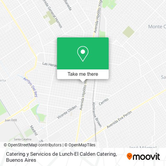 Catering y Servicios de Lunch-El Calden Catering map