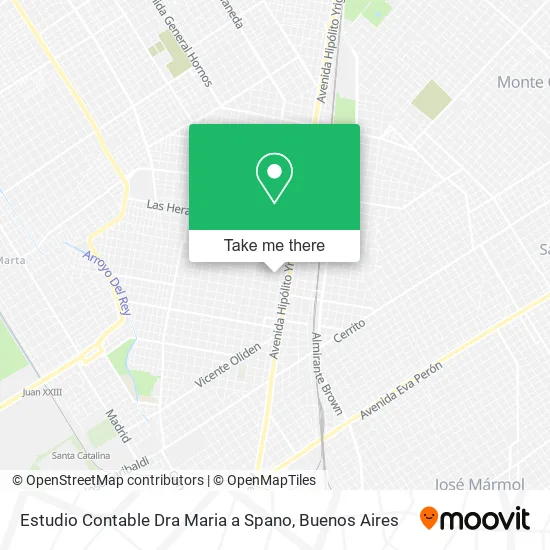 Estudio Contable Dra Maria a Spano map