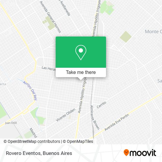 Rovero Eventos map