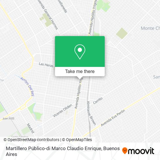 Martillero Público-di Marco Claudio Enrique map