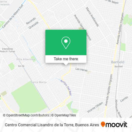 Centro Comercial Lisandro de la Torre map