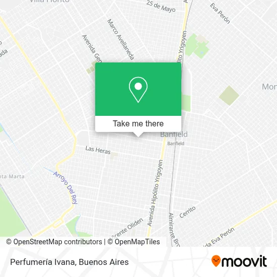 Perfumería Ivana map