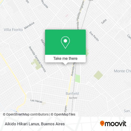 Mapa de Aikido Hikari Lanus