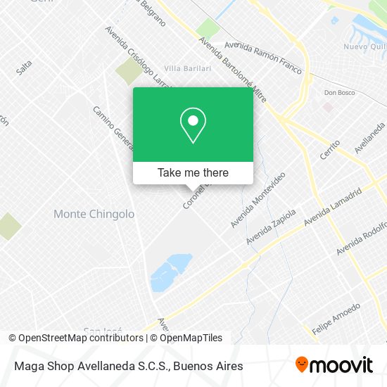 Maga Shop Avellaneda S.C.S. map