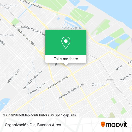 Organización Gis map