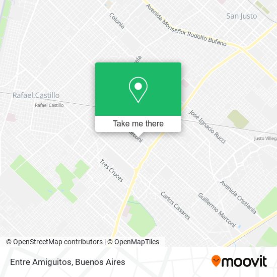 Mapa de Entre Amiguitos