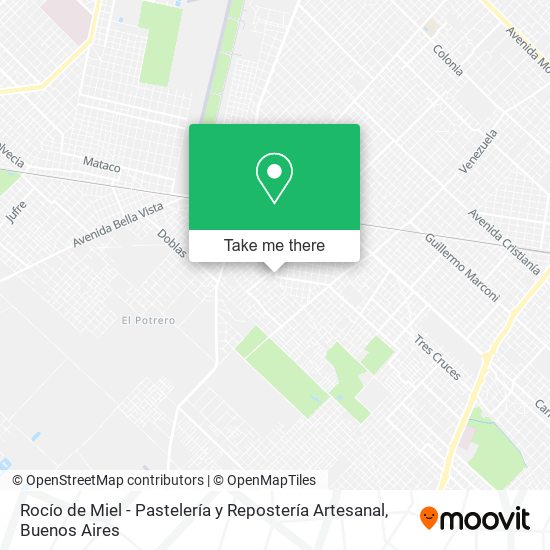 Rocío de Miel - Pastelería y Repostería Artesanal map
