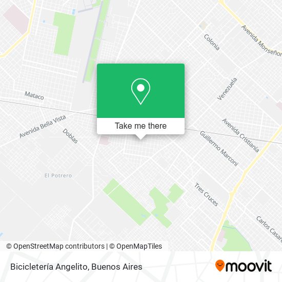 Mapa de Bicicletería Angelito