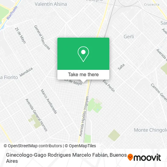Mapa de Ginecologo-Gago Rodrigues Marcelo Fabián