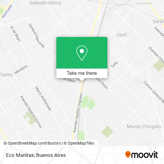 Eco Manitas map