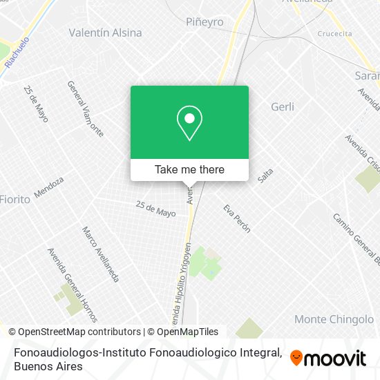 Fonoaudiologos-Instituto Fonoaudiologico Integral map