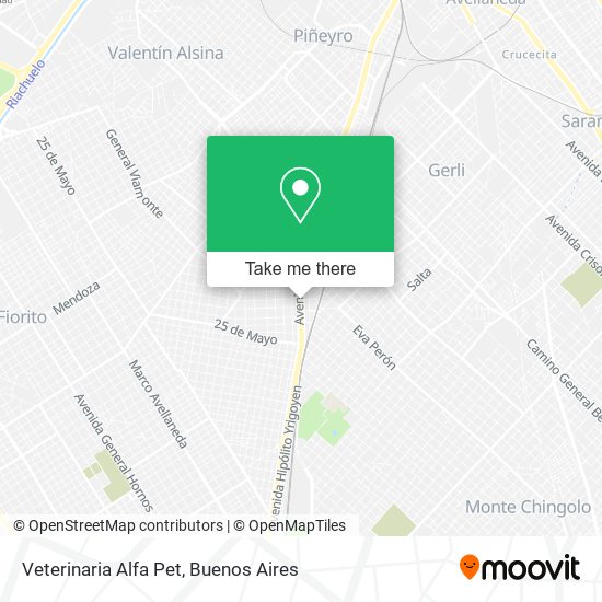 Veterinaria Alfa Pet map