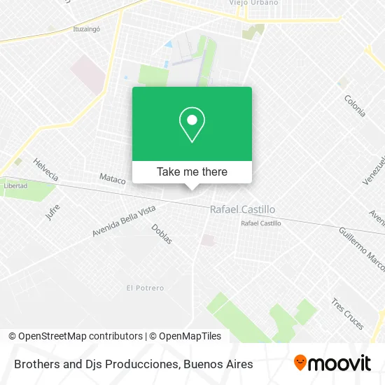 Brothers and Djs Producciones map