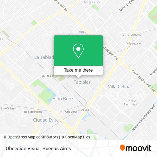 Obsesión Visual map