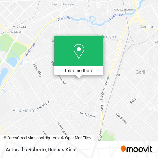 Autoradio Roberto map