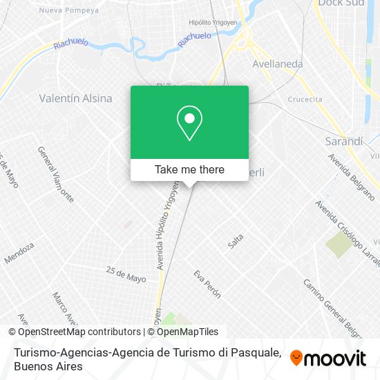 Turismo-Agencias-Agencia de Turismo di Pasquale map