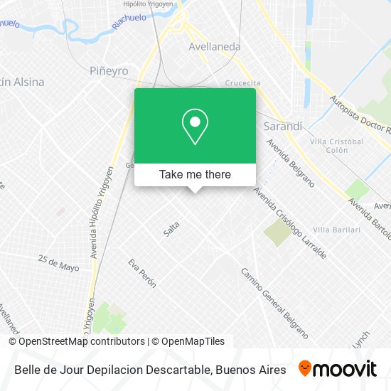 Belle de Jour Depilacion Descartable map