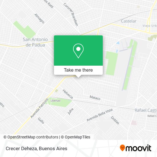 Mapa de Crecer Deheza