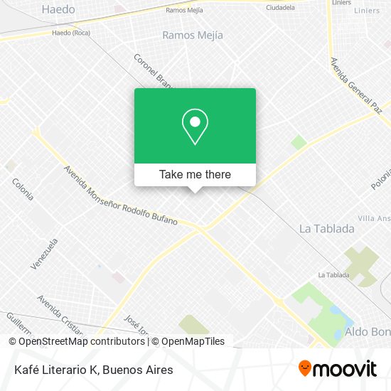 Kafé Literario K map