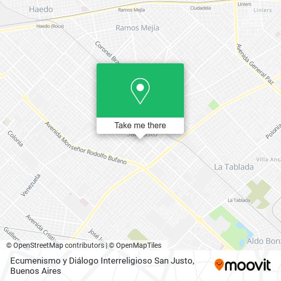 Mapa de Ecumenismo y Diálogo Interreligioso San Justo