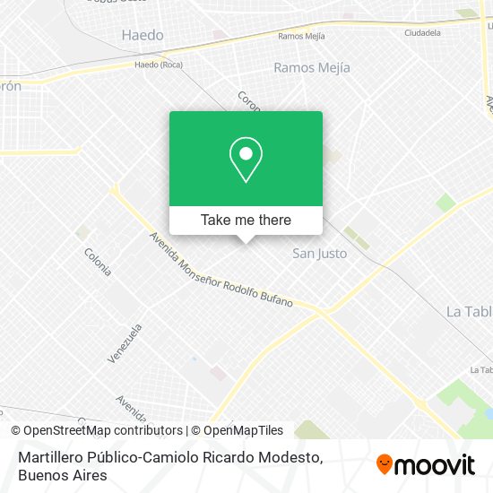 Martillero Público-Camiolo Ricardo Modesto map
