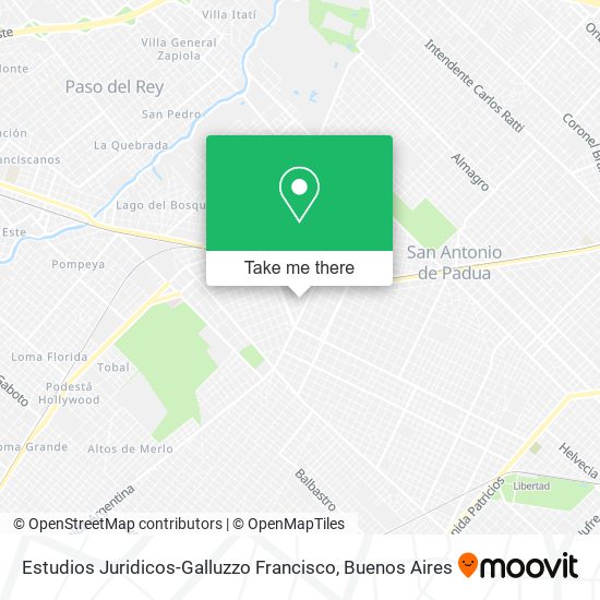 Estudios Juridicos-Galluzzo Francisco map
