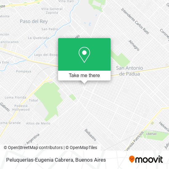 Peluquerías-Eugenia Cabrera map