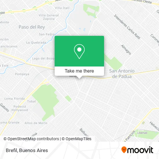 Brefil map