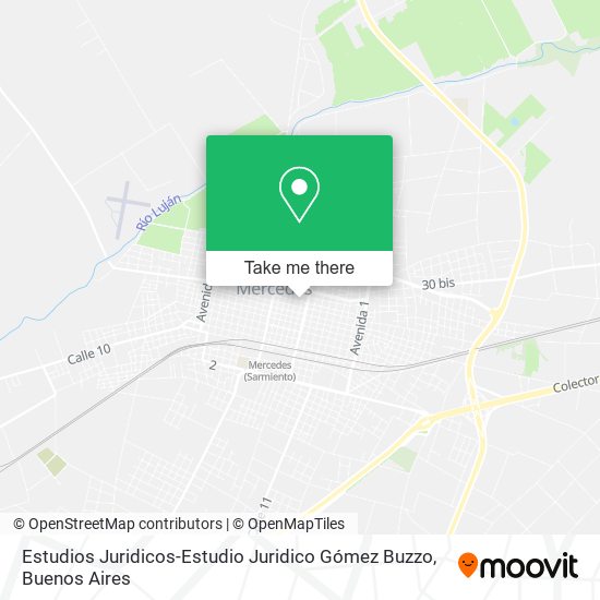 Estudios Juridicos-Estudio Juridico Gómez Buzzo map