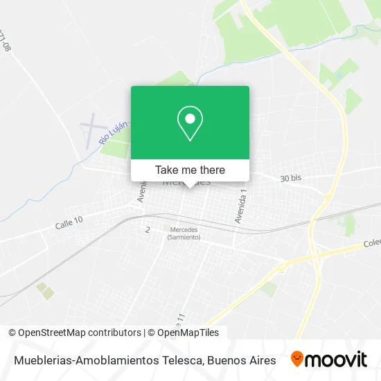 Mueblerias-Amoblamientos Telesca map