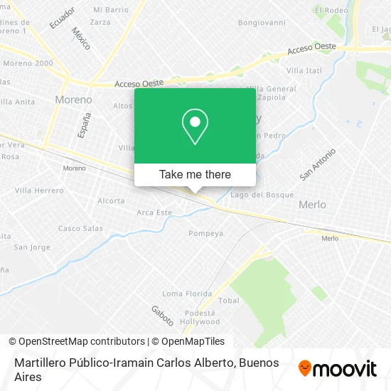 Mapa de Martillero Público-Iramain Carlos Alberto