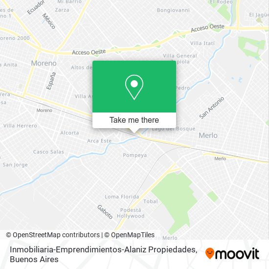 Inmobiliaria-Emprendimientos-Alaniz Propiedades map