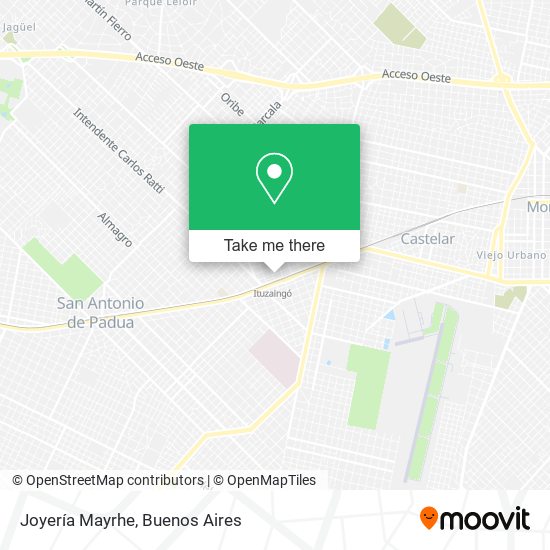 Mapa de Joyería Mayrhe