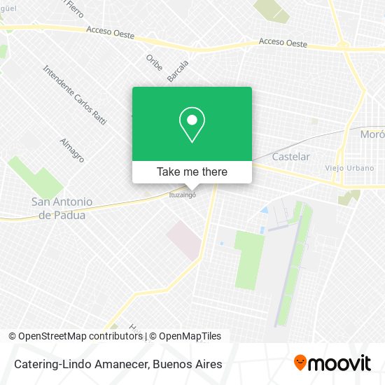Mapa de Catering-Lindo Amanecer